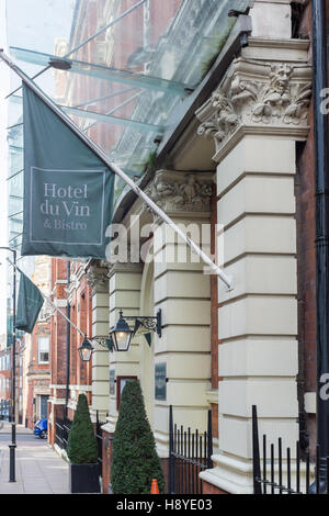 Hôtel Hotel du Vin and bistro dans Church Street, Birmingham Banque D'Images