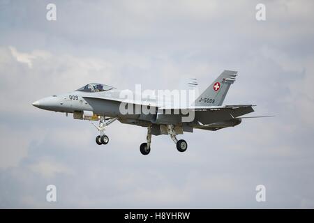 Swiss Air Force F/A-18 Hornet Banque D'Images