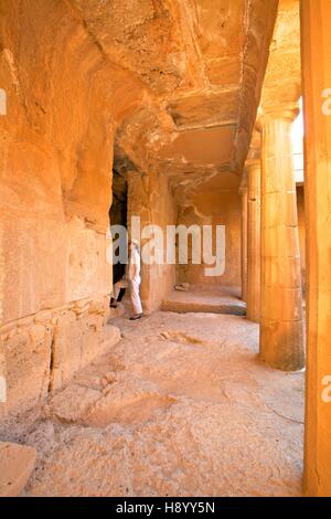 Tombes des rois, Paphos, Chypre, Méditerranée orientale Banque D'Images