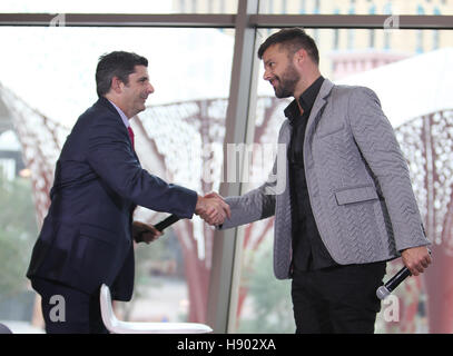 Las Vegas, NV, USA. 16 Nov, 2016. Ricky Martin assiste à une conférence de presse annonçant sa résidence au Théâtre du Parc du Monte Carlo Resort and Casino le 16 novembre 2016 à Las Vegas, Nevada. Credit : Majo Grossi/media/Alamy Punch Live News Banque D'Images