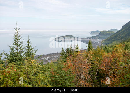 Parc national du Bic à Saint-Fabien, Québec, Canada. Banque D'Images