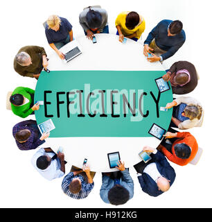 Capacité de l'efficacité Compétences Qualité Excellence Concept Expert Banque D'Images