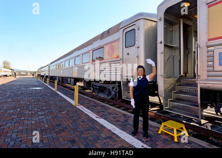 Le Grand Canyon Railway à Williams en Arizona Banque D'Images