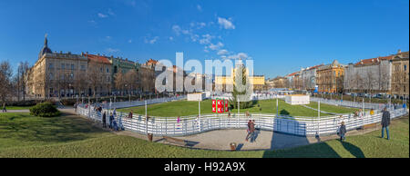 Roi Tomislav Square à Zagreb Banque D'Images