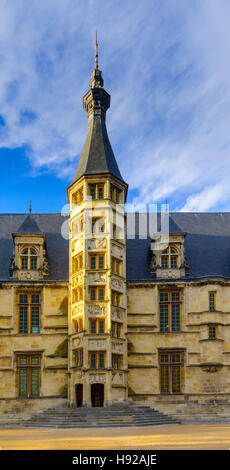 Vue de la façade du Palais Ducal à Nevers, Bourgogne, France Banque D'Images