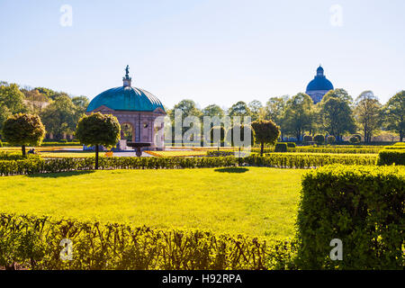 Jardin de style Renaissance, pavillon, HOFGARTEN, Park, Munich, Bavière, Allemagne Banque D'Images