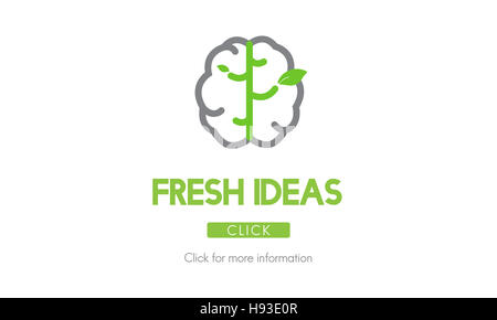 La pensée créatrice des Big Data Concept Idées Banque D'Images