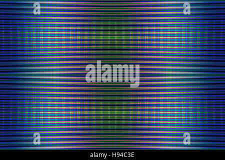 Vert et Bleu motif de fond de grille Banque D'Images