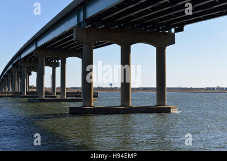 Pont Boulevard Brigantine Atlantic City New Jersey Banque D'Images