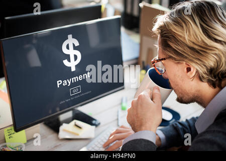 La responsabilité du paiement de l'argent Finances Voyage Concept Banque D'Images