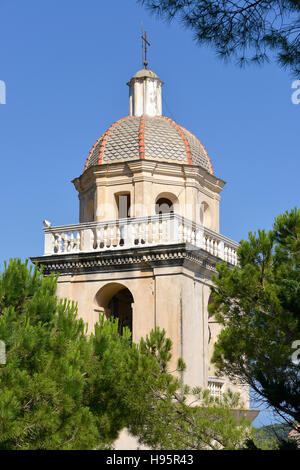 Église à Porto Venere en Italie Banque D'Images