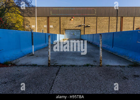 Huddersfield Sports Centre 2015 avant sa démolition en 2016 Banque D'Images