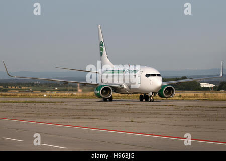 Stuttgart, Allemagne - 13 août 2016 : Germania Boeing 737-700, à l'aéroport de Stuttgart Banque D'Images