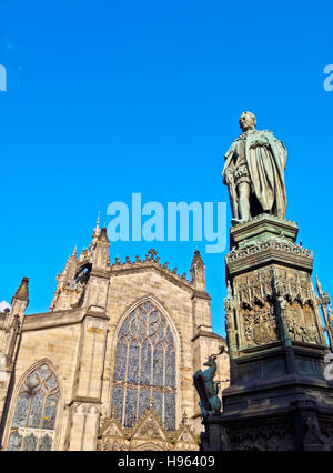 Royaume-uni, Ecosse, Lothian, Édimbourg, vue de la cathédrale St Giles'. Banque D'Images