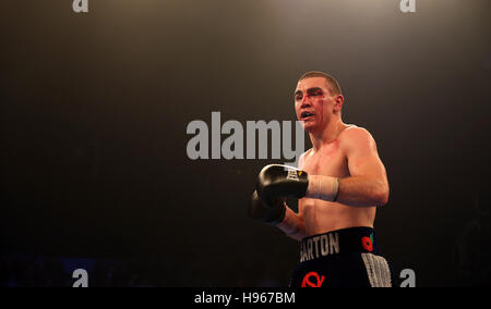 Johnny Garton contre Geiboord Omier à la Wembley Arena, Londres. L'ESS Banque D'Images