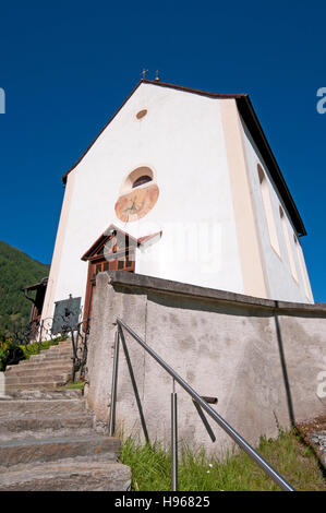 Église de Monte Santa Caterina (Katharinaberg), Val Senales () Schnalstal, Trentin-Haut-Adige, Italie Banque D'Images