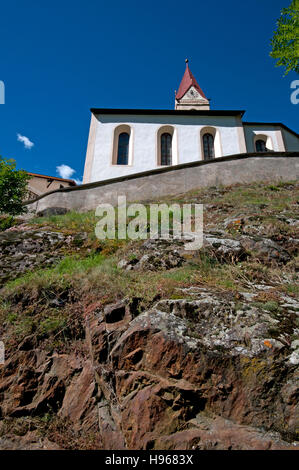 Église de Monte Santa Caterina (Katharinaberg), Val Senales () Schnalstal, Trentin-Haut-Adige, Italie Banque D'Images