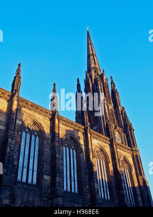 Royaume-uni, Ecosse, Edimbourg, Vieille Ville, Vue du moyeu. Banque D'Images