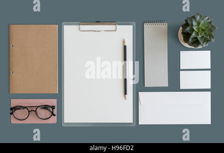 L'arrêt de la paperasserie Document Organisation Concept Banque D'Images