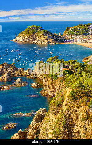 Tossa del Mar, Costa Brava, Espagne Banque D'Images