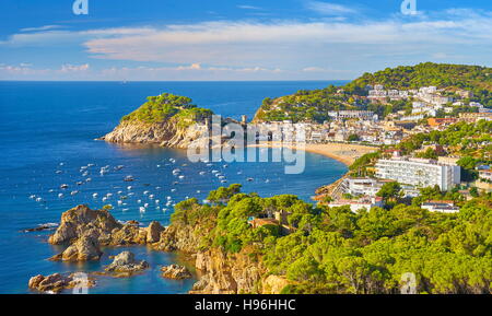 Tossa del Mar, Costa Brava, Espagne Banque D'Images