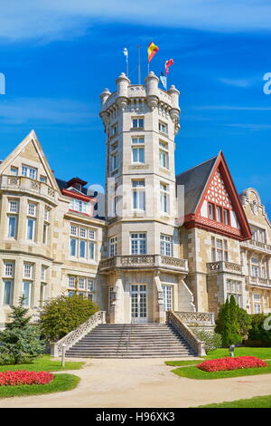 Palais de la Magdalena, Santander, Cantabria, ESPAGNE Banque D'Images