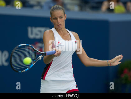 KAROLINA PLISKOVA (CZE) à l'US Open 2016 championnats dans Flushing Meadows, New York, USA Banque D'Images