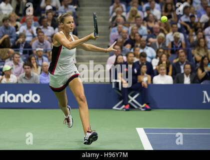 KAROLINA PLISKOVA (CZE) à l'US Open 2016 championnats dans Flushing Meadows, New York, USA Banque D'Images