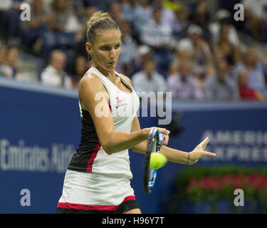 KAROLINA PLISKOVA (CZE) à l'US Open 2016 championnats dans Flushing Meadows, New York, USA Banque D'Images