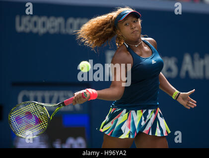 NAOMI Osaka (JPN) à l'US Open 2016 championnats dans Flushing Meadows, New York, USA Banque D'Images