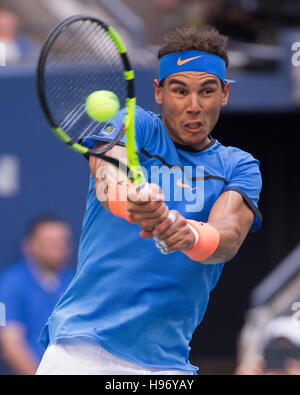 Rafael Nadal (ESP) à l'US Open 2014 à Flushing Meadows, New York, USA Banque D'Images