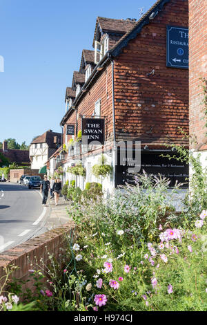 The Swan Inn, Petworth Road, Chiddingfold, Surrey, Angleterre, Royaume-Uni Banque D'Images