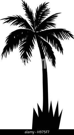 Design Palm Tree Illustration de Vecteur