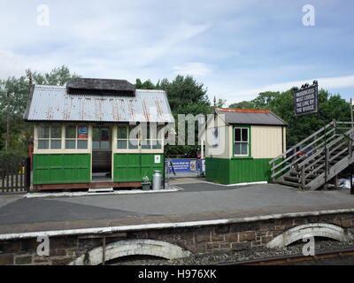 Station Embsay Emsay et Saint-cergue Steam Railway UK. Skipton North Yorthshire Banque D'Images