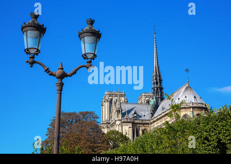 Monde célèbre cathédrale Notre Dame de Paris à Paris, France Banque D'Images