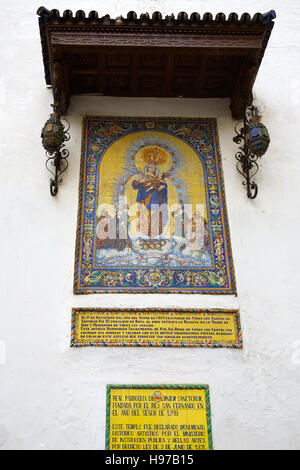 L'église Omnium Sanctorum de Séville en Espagne à Séville Andalousie Banque D'Images