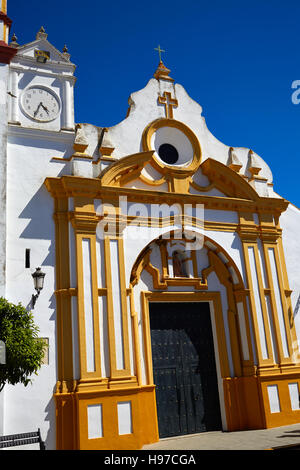 Castilblanco église par la via de la Plata chemin de l'Espagne en Andalousie Banque D'Images