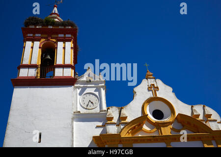 Castilblanco église par la via de la Plata chemin de l'Espagne en Andalousie Banque D'Images