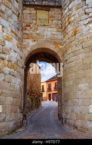 Zamora porte de Dona Urraca en Espagne par la via de la Plata Chemin de Saint Jacques Banque D'Images