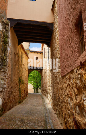 Calle Zamora Troncoso street arch en Espagne Banque D'Images