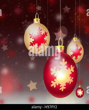 flocons de neige Banque D'Images