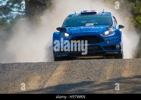 Coffs Harbour, Australie - 18 novembre 2016 : World Rally Championship - Coffs Harbour Australie Utungun Stade. © mjmediabox/Alamy Live News Banque D'Images