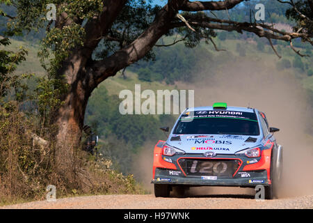 Coffs Harbour, Australie - 18 novembre 2016 : World Rally Championship - Coffs Harbour Australie Northbank Stade. © mjmediabox/Alamy Live News Banque D'Images