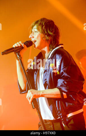 Lugano, Suisse - 10 avril 2016 - le concert de la chanteuse Gianna Nannini à Lugano, Suisse Banque D'Images