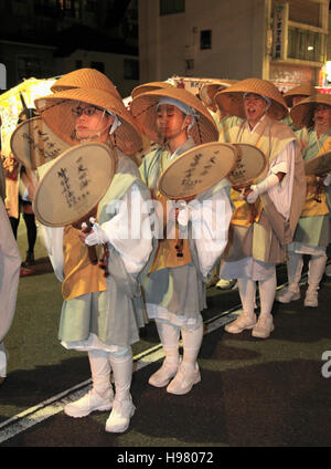 Japon, Tokyo, Oeshiki, fête bouddhiste, procession, les gens, Banque D'Images