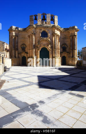 San'Antonio da Padova église de Buscemi, Sicile, Italie Banque D'Images