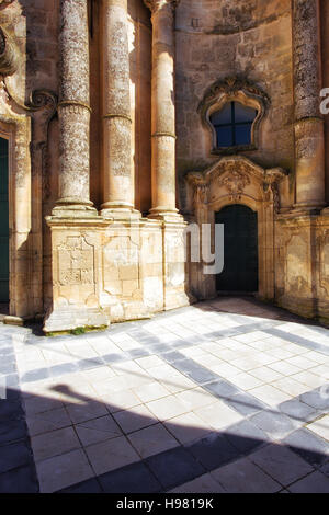 San'Antonio da Padova église de Buscemi, Sicile, Italie Banque D'Images