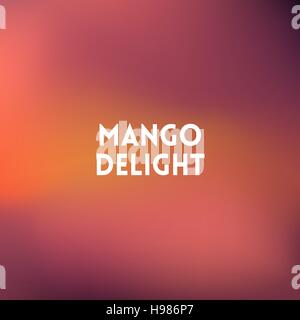 Arrière-plan flou carré - pêche couleurs avec délice de mangue - devis Illustration de Vecteur