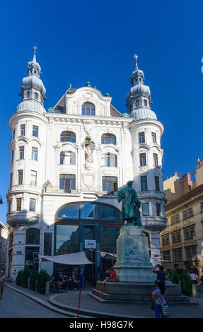 Wien, Vienne : Lugeck dans Old Town, 01, Wien, Autriche. Banque D'Images