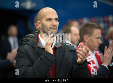 La Norvège, Oslo, le 20 novembre 2016. Kongsvinger's manager portugais Luis Berkemeier Pimenta vu pendant la finale de la Coupe de Norvège entre Kongsvinger et Rosenborg à Ullevaal Stadion. Banque D'Images